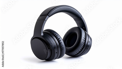 Elegant Black Overear Headphones Displayed Together