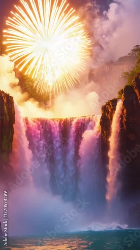 Wallpaper Mural The Dance of Light Over Falling Water
 Torontodigital.ca