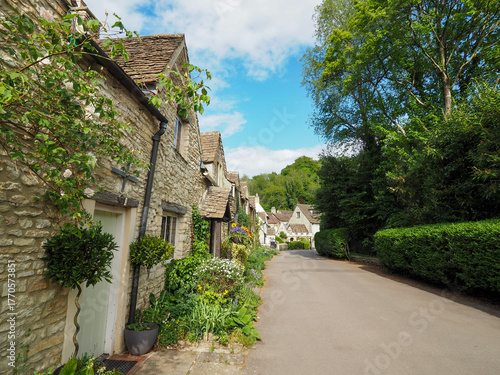 Scape of Cotswolds  in England