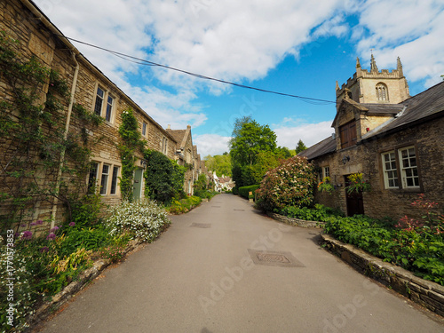 Scape of Cotswolds  in England