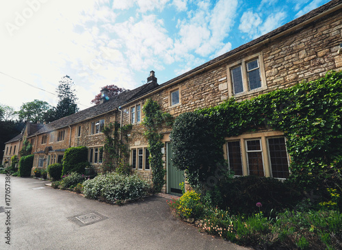 Scape of Cotswolds  in England