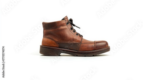 brown leather boots mens ankle boots casual work boots