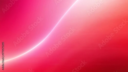 Abstract background with smooth red gradient and soft light curves. The design features a blend of vibrant colors creating a dynamic visual effect.