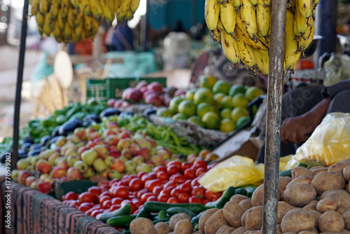 fresh vegetables on the bedouin market in El Quseir