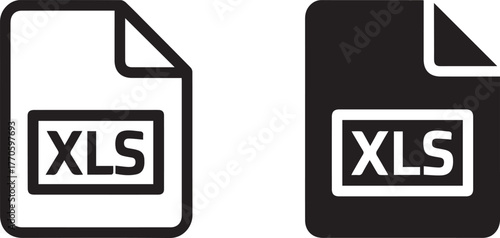 spreadsheet vector icons for document worksheet interface and ux elements