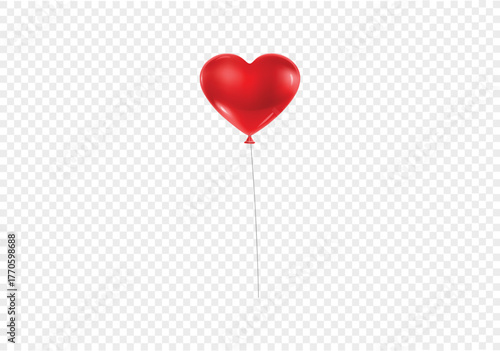 Cute hearts love balloons, Illustration, Romantic Valentine, and Party Decoration