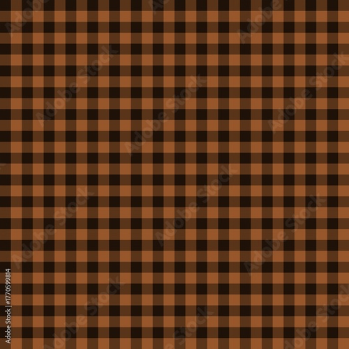 Brown Checkered Seamless Pattern Background