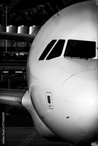 airplane at the airport