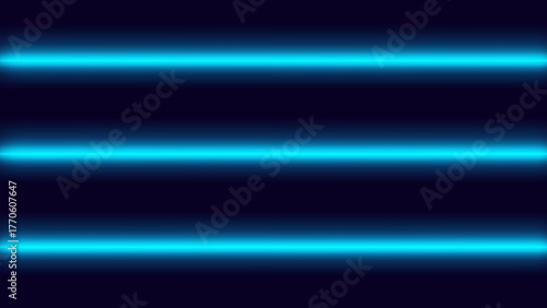 Futuristic vector illustration with glowing blue horizontal beams on a dark black-blue background. Inspired by sci-fi concepts like laser grid, energy barrier, plasma wall, and light shield.