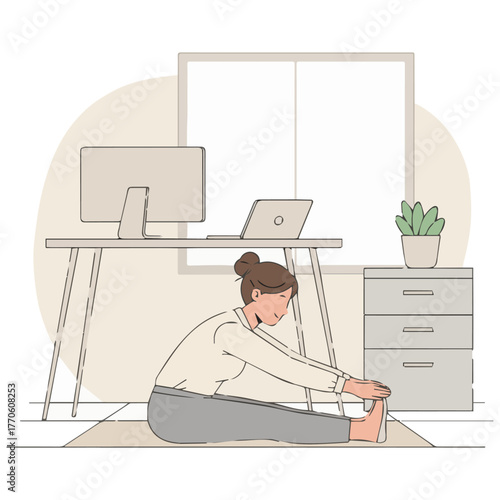 Office Yoga and Work Balance