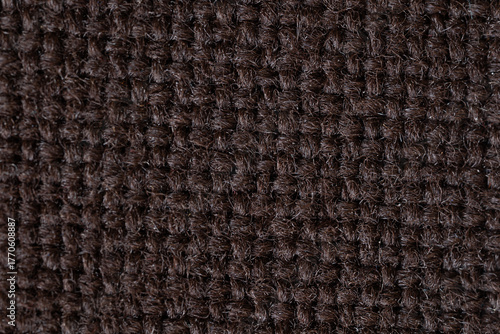 Cuadro en lienzo A macro close-up showcasing the rich, intricate textures of textile, tapestry, a