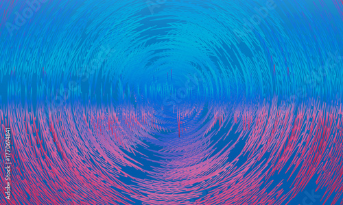 Abstract blue and purple swirls create a hypnotic psychedelic pattern with concentric ripples ideal for digital art or backgrounds vector