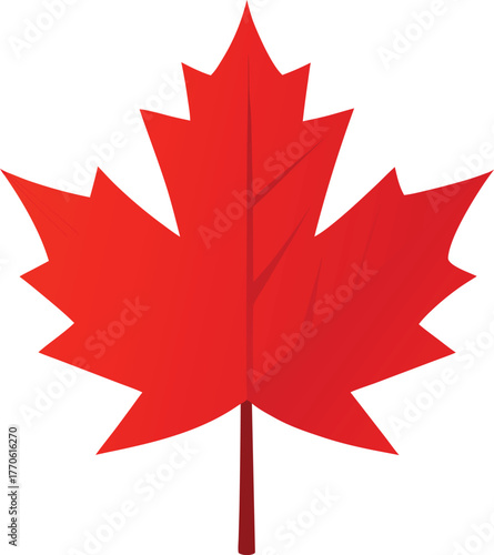 Red Maple Leaf Symbol of Canada canadian