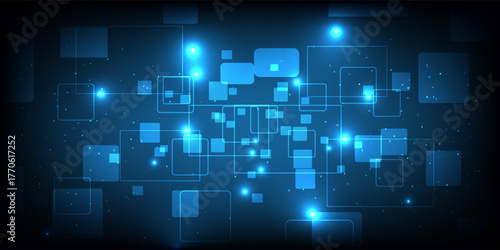 abstract rectangle digital texture dynamic design background