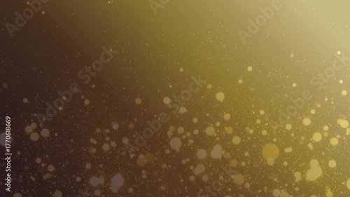 Golden glitter background for video