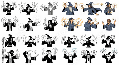 Gluten-free food packaging assortment with transparent background