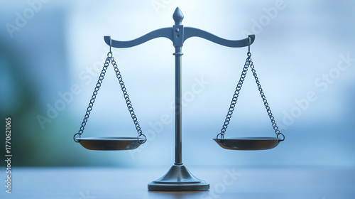 Break even   scales balancing profit and loss equally, financial stability metaphor