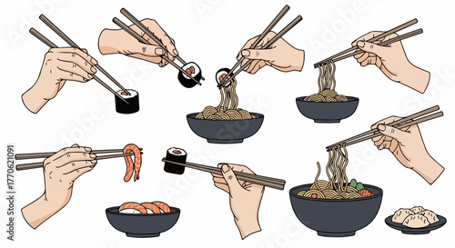 Keto food products packaging set