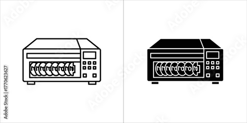 Cd dvd disc duplicator machine with multiple drives