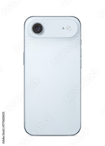 Back view of a generic smartphone showcasing camera and simple minimalist design