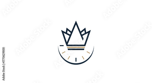 Crown Symbolizing Royalty and Time Management.