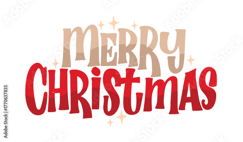 Merry Christmas and Happy New 2026 Year - cute hand drawn doodle lettering postcard. Hello 2026. Holly Jolly, Tis the season.