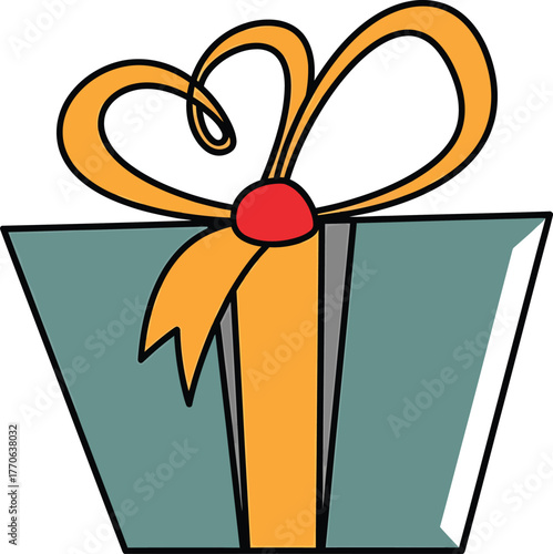 Gift Box Illustration A Symbol of Giving and Celebration, Perfect for Festive Occasions