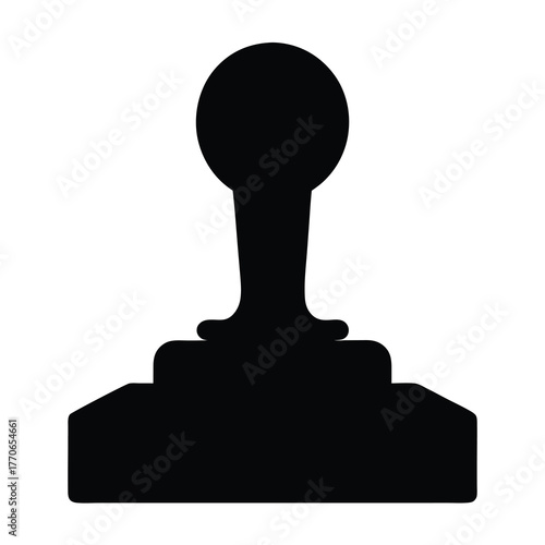 Joystick icon representing gaming controls for retro and modern video games