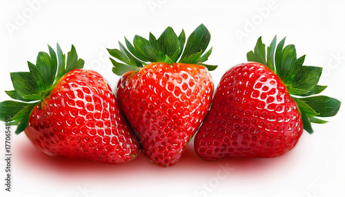Wallpaper Mural Three Strawberry Clusters Isolated On Transparent Background Fruit Food Graphic Strawberry Berries Design Torontodigital.ca