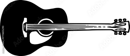 vector illustration guitar electric