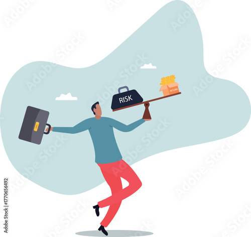 Investment high risk high expected return, investor risk appetite in securities and investment asset to get high reward .about a man and his life.