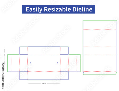 Sleeve food box ,Sleeve match box style Jewellery Box dieline template and 3d box.eps