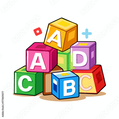 alphabet blocks spelling the word education