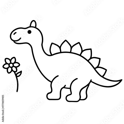 stegosaurus vector 