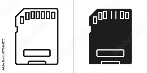Sd card and adapter, secure digital memory card for data storage