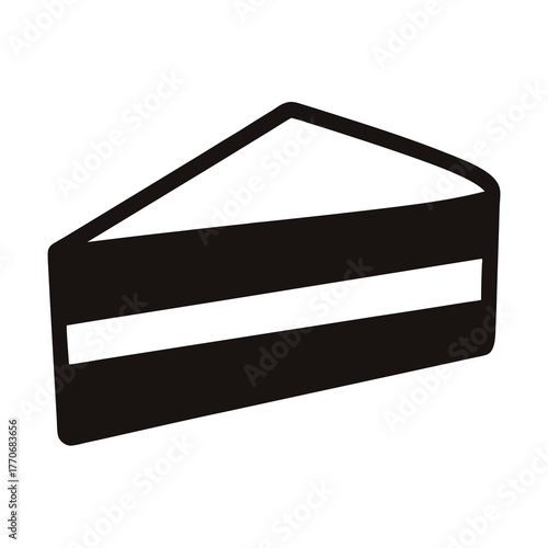 A delicious slice of cake perfect for celebrating any special occasion