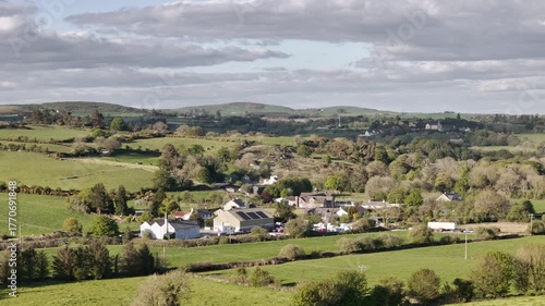 Beautiful rural scene in the European countryside.