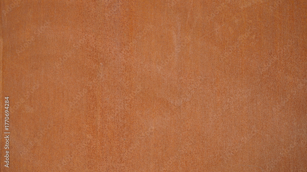 Fototapeta premium Grunge antique rusty orange brown industrial industry metal corten steel background texture banner