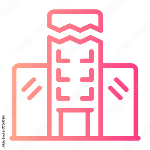 disruption gradient icon