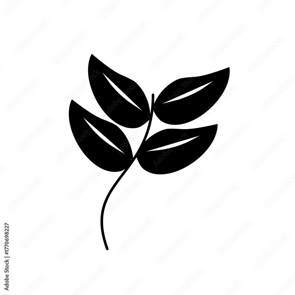 Obraz premium Green leaf icons