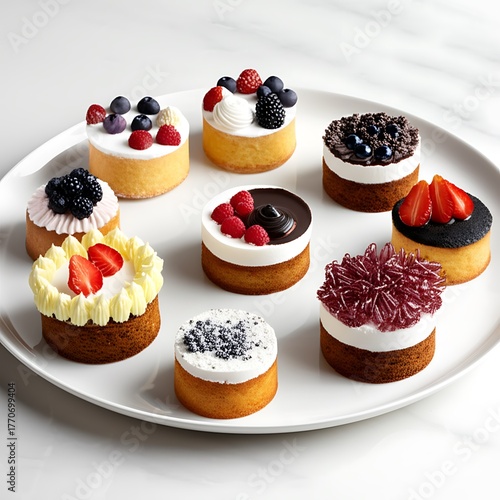 cupcakes with berries