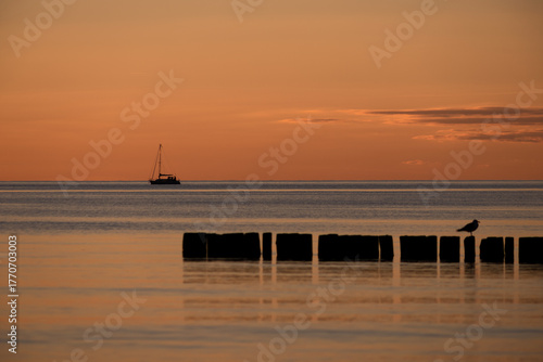 Pier in pastel sunset, Rügen