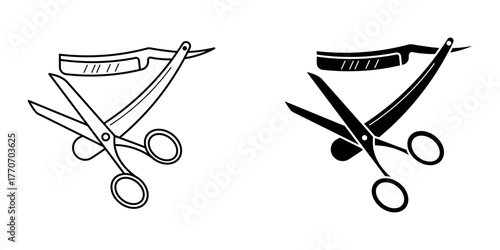 hair clippers, scissors, beard trimmers