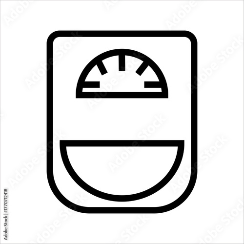 weight scale icon 