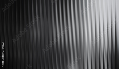 Black and white wavy striped abstract metallic texture