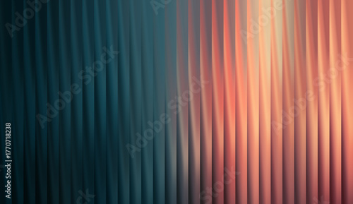 Dark blue and peach gradient abstract vertical line pattern
