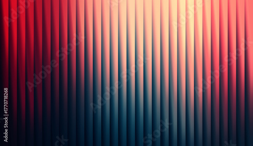 Red and blue gradient vertical striped abstract background