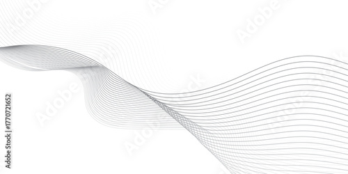 Geometric energy curve minimal flowing bland abstract vector wave line template. swoosh speed line music and science technology vector flow background.	
