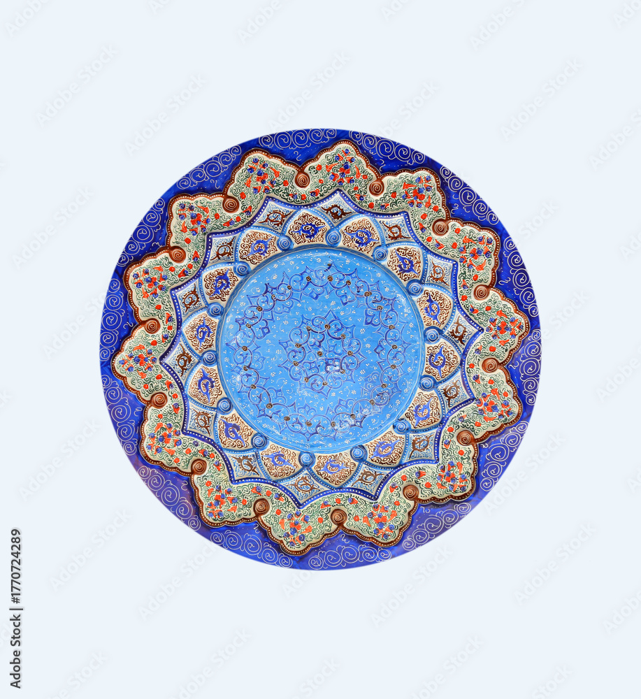 Fototapeta premium blue ceramic tile