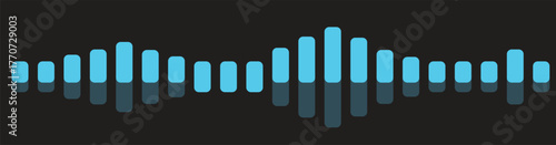 Digital Soundwave Reflection – Abstract Music Visualization